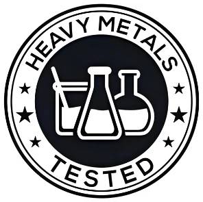 Heavy Metals Tested badge