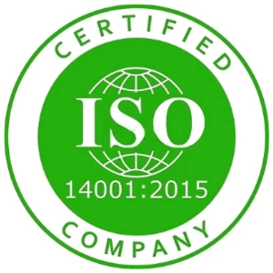 ISO 14001:2015 badge