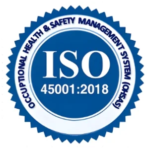 ISO 45001:2018 badge
